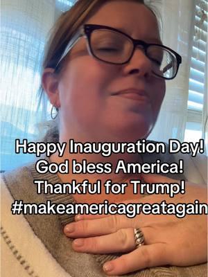 So very thankful! Welcome back President Trump! #makeamericagreatagain🇺🇸❤️ #trump2025🇺🇲 #inaugurationday #gratefulheart #proudtrumpsupporter #foryou 