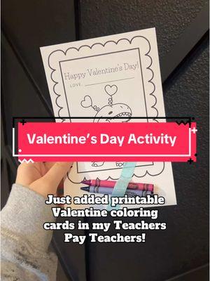 9 designs to choose from! 💕  #teachertok #tpt #teachersoftiktok #teacherspayteachers #teaching #ValentinesDay #valentine #valentinesdaycard #valentinesdiy #valentinescraft #coloring #coloringsheet #coloringbook 