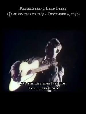 Remembering Huddie William Ledbetter  (January 1888 or 1889– December 6, 1949), better known by the stage name Lead Belly was an American folk and blues singer notable for his strong vocals, virtuosity on the twelve-string guitar, and the folk standards he introduced, including his renditions of "In the Pines", "Pick a Bale of Cotton", "Goodnight, Irene", "Midnight Special", "Cotton Fields", and "Boll Weevil". Lead Belly usually played a twelve-string guitar, but he also played the piano, mandolin, harmonica, violin, and windjammer. In some of his recordings, he sang while clapping his hands or stomping his foot. Lead Belly's songs covered a wide range of genres and topics including gospel music; blues about women, liquor, prison life, and racism; and folk songs about cowboys, prison, work, sailors, cattle herding, and dancing. He also wrote songs about people in the news, such as Franklin D. Roosevelt, Adolf Hitler, Jean Harlow, Jack Johnson, the Scottsboro Boys and Howard Hughes. Lead Belly was posthumously inducted into the Rock and Roll Hall of Fame in 1988 and the Louisiana Music Hall of Fame in 2008. Though many releases credit him as "Leadbelly", he himself wrote it as "Lead Belly", which is also the spelling on his tombstone and the spelling used by the Lead Belly Foundation.(Wiki)  #Leadbelly #blues #gospel #dimestoreradio #bluesmusic #musiclegends #folkblues #prisonblues #bluesguitarist #acousticmusic #deepvocals #legendaryartist #bluesclassics #musicinfluencer #musicpioneer #americana #soloartist #rootsmusic #blackhistorymonth #musictradition #bluesculture #worldmusic #storytelling #bluestime