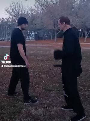 Sifu jack withstudent kody knife checking from kali Filipino weapons training various attacks  reaction training nothing is faster than a knife no foot no hand .#sifujack # foryourpage #lasvegastiktok #brucelee #bladetraining #knifechecking #kali #jkd #weaponstraining.#speed #timing #reaction #kungfu #martialarts 