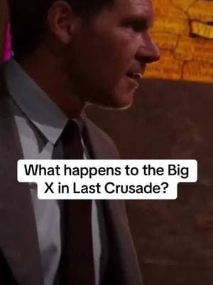 What happens to the Big X in Last Crusade? . . . . . #movies #cinematography #indianajones #film 