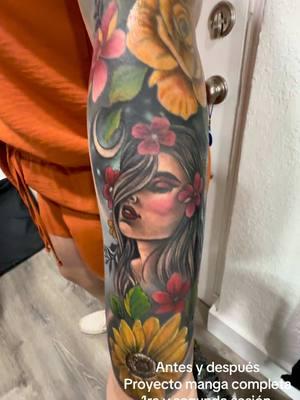 Proyecto de manga completa 1ra y segunda sesión …. Antes y después … ISAIAS TATTOO F1MDJ MIAMI #miami #paratiiiiiiiiiiiiiiiiiiiiiiiiiiiiiii #viral #videonuevo #comparte #tattooartist #tattoo #talentotiktok #florida #viralvideo #tattoocolor #rosa #mariposas #rosatattoo #genial 