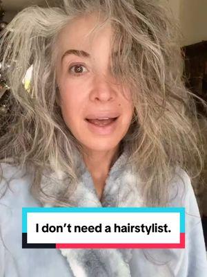 Good morning☀️ seriously though the bed head is a real struggle🤣 #NaturallyGreyHair #BedHead #BedHeadHair #SilverLiberation #MorningHair #SaltAndPepperHair