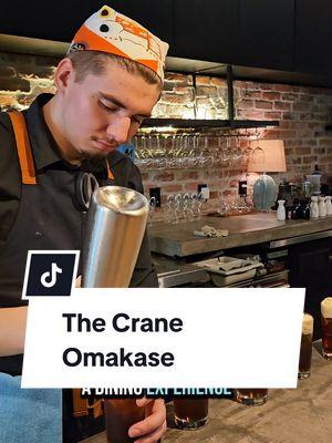 Omakase Mixology Experience in Miami! Chrckout The Crane on EventBrite. Only available for the next 6 weeks. #miamifood #miamifoodie #miamidatenight #thingstodomiami #eventbrite #wynwood 