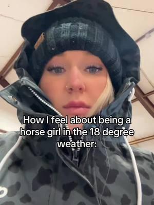 BRRR… that’s all I have to saw about this crap. #horsegirl #texaswinter #itscoldaf #horses #breakaway #horsegirlproblems #fyp #ouch #blondes #DoubleMEquineDentistry💖 