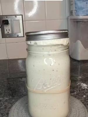 Sourdough starter for beginners, from start to ready to bake! If you’re just getting started with Sourdough, this will be very helpful!  #sourdough #sourdoughtok #sourdoughbread #sourdoughstarter #sourdoughforbeginners #howtomakesourdoughstarter 