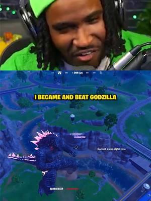 I BECAME and BEAT Godzilla! #fortnite #fortniteclips #fyp #prospering 