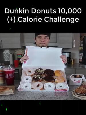 Dunkin Donuts 10,000(+) Calorie Challenge #mukbang #foodreview #eatingbreakfast #breakfast #food #fyp #challenge #eating #eatingshow #viral #foryou #competitive #trending #MattStonie 