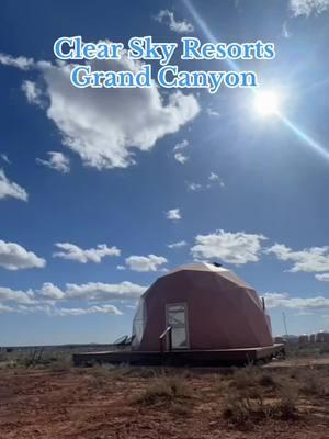 Bucket list stay for your bucket list adventure in 2025 🔭✨ Located just 20 minutes from the south entrance of the Grand Canyon, make us your homebase for exploration.  Comfortable accomodations, family activites and endless starry nights make us the ideal location for making lasting memories and fun! We open in April, check us out at ClearSkyResorts.com #clearskyresorts #clearskyresortsgrandcanyon #stargazing #fyp #traveltok #grandcanyon #grandcanyonnationalpark #experiencesoverthings #geodome #darksky #creatorsearchinsights 