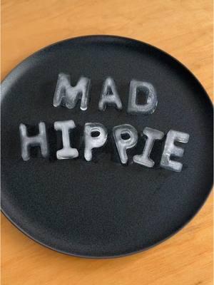 MAD HIPPIE on ice #iceart #ice #madhippie #art #skincare #cleanskincare #fyp 