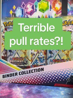 Opening a prismatic evolution Binder set #fyp #pokemon #pokemoncards #pokemontcg #paldeanfates #pokemoncardsopenings #pokemoncardsopening #prismaticevolutions 