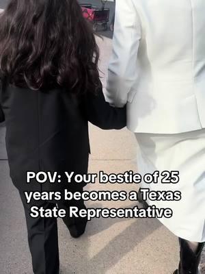 Come with me, to witness my bestie get sworn in as a Texas state representative. #texas #fyp #bestfriend #representationmatters #latinas #mexicanas #juntas #bestiegoals 