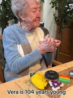 #onthisday Vera’s hands are doing great for 104!  If you want to exercise your hands with the spheres check out HandFitness.com #centenarian #seniorcitizen #seniorcitizens #coordination #oldpeople #oldpeopleontiktok #gregirwin #fingerfitness #tryhard 