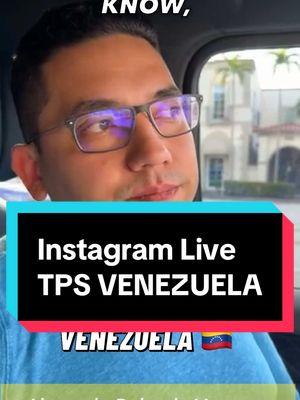 Comparto con ustedes el live sobre el TPS Venezuela. La ley tiene 21 páginas son muchos detalles. Esto es un resumen de la ley y cómo será aplicada. Recuerden que el consejo legal solo se puede dar en consulta legal. #tps #tpsvenezuela #tpsparavenezolanos #tpsvenezolanos #casoaprobado #rolandovazquezlaw #rolandovazquez #abogadodeinmigracion #law #inmigracion #usa #abogado #inmigrantes #asilo #asilopolitico #residencia #residente #US #residenteamericano #residentepermanente 