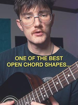 One of the most beautiful open chord shapes #guitar #guitarist #guitarplayer #guitarchords #guitartalk #chordshapes #chords #openchords #musictheory #musictalk #songwriter #indiemusician #bedroomproducer