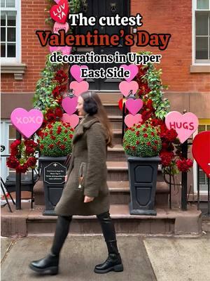 This pretty girly stoop located in Upper East Side ❤️💜🩷 #uppereastside #uppereastsidenyc #ValentinesDay #valentinesday2025 #vday #galentinesday #valentinesdaydecor #vdaydecor #heart #heartdecor #hearts #stoop #stoopdecor #cutenessoverload #pink #pinklover #loveisintheair #loveis #heartshaped #nycblogger #nyclife #newyorker #girly #girlythings #cuteplaces #girlyplaces #lavieenrose