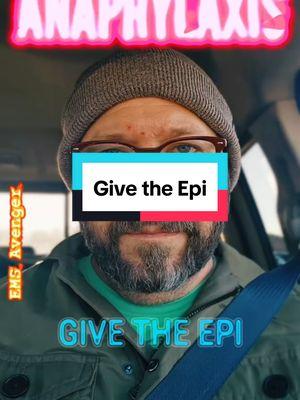 #onthisday Give. The. Epi. Don't overthink it. Don't be scared. Give the Epi. Don't talk yourself down from anaphylaxis. Give the Epi. #fyp #Paramedictok #paramedicsoftiktok #medicsoftiktok #medictok #emtsoftiktok #emstok #Paramedic #paramedics #firstresponders #firstrespondertok #firstrespondersoftiktok #firefightertok #firefightersoftiktok #paramedicstudent #emtstudent #emstiktok #emergencymedicine #ambulance #ambulancetok #911 #paramedicstudentsoftiktok #emtstudent #emtstudents #emtstudentsoftiktok  #nursetok #nursesoftiktok #nurse #nurse #rntok #rnsoftiktok  #CriticalCare #CriticalCareParamedic #CriticalCareParamedicsoftiktok #CriticalCareTok #CriticalCareofTikTok #FlightParamedicsoftiktok #FlightParamedictok #FPC #CCPC  #Firemen #FiremenofTikTok #firemanTok #FireMedic #FireMedics #FireMedicsofTikTok  #cardiacarrest #OHCA #resuscitation #FOAM #FOAMED #FOAMEMS #12lead #12leadecg #12leadekg #Cardiology 