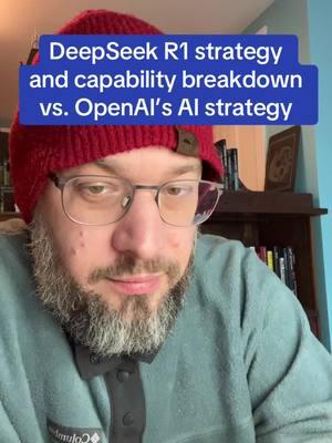 Have you tried R1 yet? It’s DeepThink in their app—names again lmao  Have you heard about DeepSeek’s bold move with their R1 AI model? It’s causing a stir in the AI world, and here’s why. DeepSeek is playing the long game with a strategy built on open source and affordability. Their R1 model rivals OpenAI’s o1 in thinking power—just slightly behind—but it’s much cheaper, has no limits, and is fully open source. Why? Because DeepSeek wants to win over developers and dominate market share by making AI accessible and inexpensive. Their API costs are rock-bottom, and by copying and releasing cheaper alternatives, they’re quickly building an ecosystem that thrives on adoption. Meanwhile, OpenAI isn’t worried. Why? They’re betting on exponential capability curves. Their o3 and o4 models aim to leap far ahead of competitors, creating a lasting advantage. OpenAI is focusing on enterprise customers who demand cutting-edge performance and are willing to pay for it. It’s a classic clash: DeepSeek’s open-source, low-cost approach versus OpenAI’s high-performance, high-price edge. The stakes? DeepSeek might capture the developer crowd, but OpenAI is gambling that the best tools always win, especially when big businesses prioritize capability over cost. What do you think: will affordability win the day, or will exponential innovation keep OpenAI on top? #product #productmanager #productmanagement #startup #business #openai #llm #ai #microsoft #google #gemini #anthropic #claude #llama #meta #nvidia #career #careeradvice #mentor #mentorship #mentortiktok #mentortok #careertok #job #jobadvice #future #2025 #story #news #dev #coding #code #engineering #engineer #coder #sales #cs #marketing #agent #work #workflow #smart #thinking #strategy #cool #real #jobtips #hack #hacks #tip #tips #tech #techtok #techtiktok #openaidevday #aiupdates #techtrends #voiceAI #developerlife #cursor #replit #pythagora #bolt #deepseek #o1 #o1pro #o3 #o4 #hottake