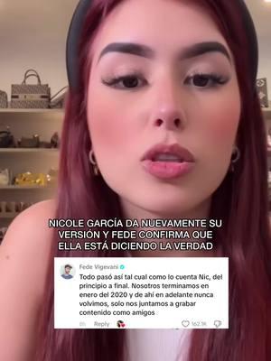 nicole garcía y fede vigevani #parati #viralvideo #chismestiktok #chismedeinfluencer #fyp #chismesdefamosos #nicolegarcia #fedevigevani #nicoleyfede 