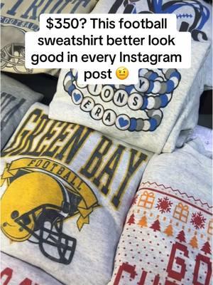 You need this in your life, trust me. #TikTokShop #ttshop #footballsweatshirt #vintage #sportsapparel #footballseason #gamedayoutfit #retrofootball #cfp #sportstok