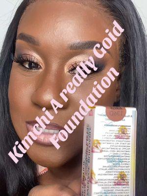 Wearing the @KimChi Chic Beauty #areallygoodfoundation #kimchifoundation #kimchi #reviewonareallygoodfoundatio #ttshop #musthaves #wearingkimchifoundation