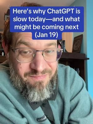 Is it slow for you? Is it fast for you? That would be even weirder lol Is ChatGPT feeling slower than usual for you? Same here. I’ve noticed responses crawling word by word, both on desktop and mobile. Even after upgrading, the slowdown persists. If you’re wondering what’s going on, let’s dig in. In the past, when unexpected performance changes like this happened, they often coincided with model deploys behind the scenes. And with the rumored release of O3 Mini—expected in the next couple of weeks—this could be part of a backend rollout to prep for that. Why does this matter? Big deploys like this are how OpenAI pushes boundaries with LLMs, but they can also cause ripple effects on user experience. If the slowdown is tied to O3 Mini, it means we’re getting closer to seeing a new iteration of the AI model in action. But it also raises questions about how performance impacts are managed during these transitions, especially for users who rely on the platform daily. Could this be a sign of something bigger coming soon? Let me know if you’re experiencing this too or have other thoughts on what’s going on. #product #productmanager #productmanagement #startup #business #openai #llm #ai #microsoft #google #gemini #anthropic #claude #llama #meta #nvidia #career #careeradvice #mentor #mentorship #mentortiktok #mentortok #careertok #job #jobadvice #future #2024 #story #news #dev #coding #code #engineering #engineer #coder #sales #cs #marketing #agent #work #workflow #smart #thinking #strategy #cool #real #jobtips #hack #hacks #tip #tips #tech #techtok #techtiktok #openaidevday #aiupdates #techtrends #voiceAI #developerlife #cursor #replit #pythagora #bolt #o3 #mini #chatgpt #strategy #future #2025 #why #real #bug #story