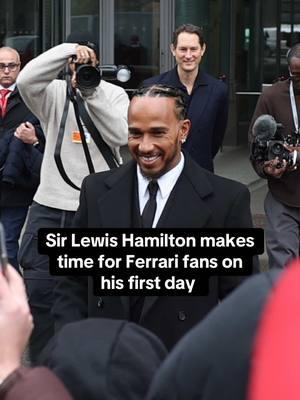 The Sir Lewis Ferrari Era has begun #lewishamilton #ferrari #f1 #formula1 