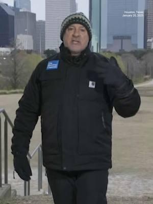 Winter Storm Enzo is set to march its way across the Gulf Coast bringing a mixed bag of snow, freezing rain and ice. Meteorologist Jim Cantore is in Houston as the city prepares to come to a halt. #jimcantore #weather #houston #texas #winterstorm #snow #weathertok #alert #winterstormenzo #tx #houstontexas #foryou #fyp #wx #snow #winter