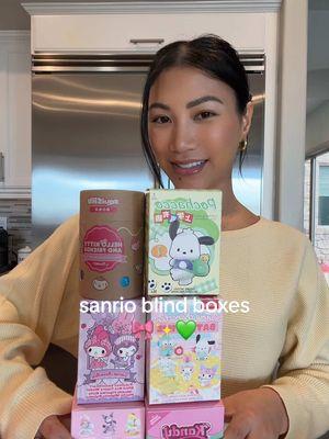 @Miniso Official @MINISO United States feeding my blind boxes addiction lol 🎀💚 #miniso #minisoblindbox #sanrioblindbox #unboxing 