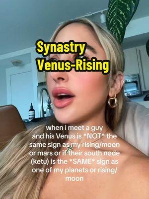 Venus -Rising creates a love at first sight affect that feels really loving and the rising sign person tends to feel beautiful and admired by the Venus person #astrology #horoscope #synastry #venusrising 