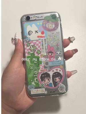 deco my iphone 6s .☘︎ ݁˖ Decorating is so hard as a indecisive perfectionist…. #deco #decoration #iphone6s #iphone #stickers #anime #kiminitodoke #aesthetic #pinterest #cute #clover #chiikawa #hachiware  