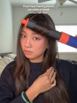 As long as my front pieces look good, my hair looks good💁🏽‍♀️ #faceframinglayers #faceframehair #bangstutorial #hairstyle #hairtutorial 