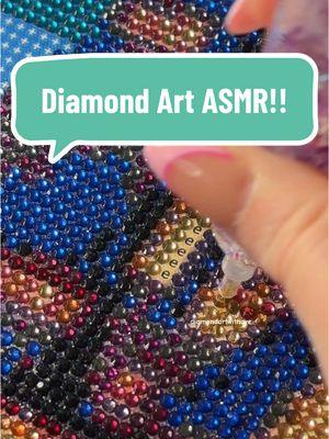 The pops are amazing!! I love me some diamond art ASMR!!! I use @✨🩵 ThesDiamonds putty, @Nebula Artistry 💎 putty and glue dots! #diamondartwithave #diamondart #avesasmr #fyp #viral #diamondpaintingkits #diamondartkits 