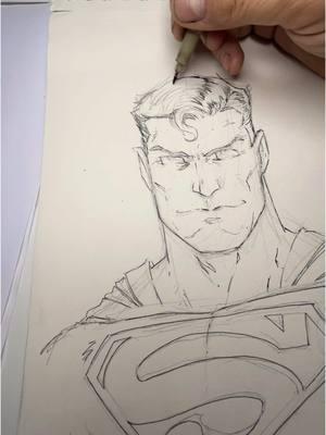 Staying sharp…. Who do you want to see next? #fypシ゚viral #artistsoftiktok #art #fyp #onthisday #superman #inking 