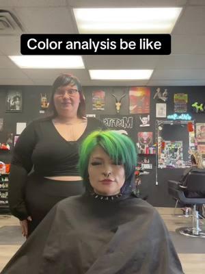 @XxDyePrettyxX #lasvegas #vegas #gothsalon #vegassalon #goth #altsalon #altvegas #hairstylistoftiktok #vegasgoths #lasvegasartsdistrict #salonhumor #coloranalysis #colorseasons