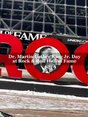 Beautiful! 🖤 For MLK Day, the Rock Hall is hosting free celebration in honor of the legendary civil rights leader. // 📹➡️ @joshduke.cle // 🎤➡️ @raineyinstitute #MLKDay #BlackHistory #RockHall #DowntownCleveland #Diversity #Equity #Equality #CivilRightsMovement #2025 #LiftEveryVoiceAndSing