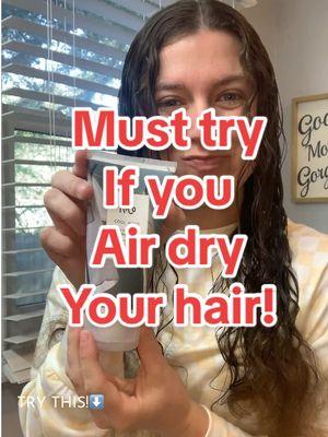 @randco air dry crème 😍 #airdry #airdryhair #noheat #hair #frizz #frizzfree #randco 