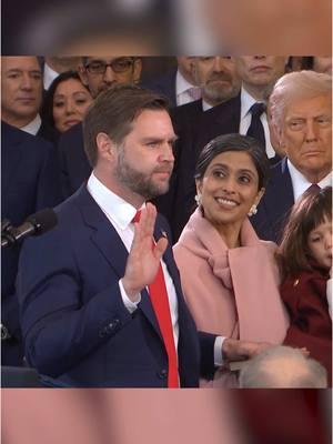 JD Vance took his oath of office as vice president, which was administered by Supreme Court Justice Brett Kavanaugh. Vance was among Kavanaugh’s students in a law school seminar in 2011. He later employed Vance’s wife, Usha, as a law clerk when Kavanaugh was a judge on the federal appeals court in Washington.  #inaguration #jdvance #trump #nbcnewyork 