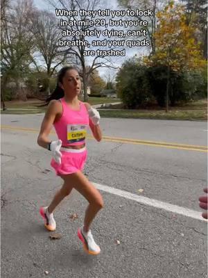 Me just trying to exist while holding a 6:30 pace 🫠 #indymonumentalmarathon #indymonumental #runnergirl #marathonrunner #racedayvibes #raceday @Expntl Athletics 