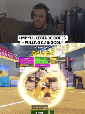 PULLING A 0.5% GOLD PLUS NEW HAIKYUU LEGENDS CODES #roblox #robloxfyp #haikyuu #haikyuulegends #bushidof 