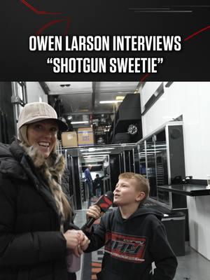 🤣 Owen Larson interviews "Shotgun Sweetie" aka his mom #ChiliBowl