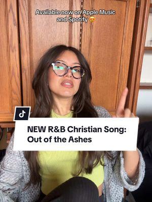 What a joy!! New song “Out of the Ashes” is available on Apple Music and Spotify 🤩🎶  #christianmusician #christianrap #christianrnb #christiansongwriter #christiansinger #outoftheashes 