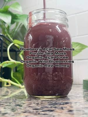 For this round of making Seamoss, I Chose this combination because the Purple Seamoss the Açaí Berry and the Wild Blueberry are all SUPERFOODS that contain anthocyanin. The anthocyanin is what gives all 3 of these superfoods their deep purple and blue color and act as POWERFUL ANTIOXIDANTS as well as protect from cell damage promoting healthy cells🫐🪸 . Seamoss Available. Link in bio🫐🪸🫐🪸🫐🪸 . #seamoss #purpleseamoss #goldseamoss #seamossgel #seamossrecipe #wellness #wellnesstiktok #tiktokwellness #acai #blueberry #blackwomenoftiktok #blackgirltiktok #explore #explorepage 