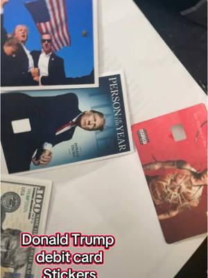 Trump debit card stickers #debitcardstickers #trump2024 #donaldtrump #TikTokShop 