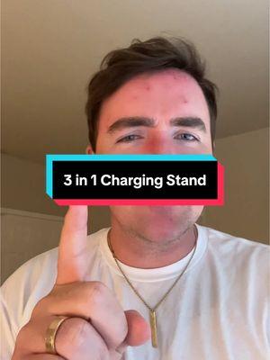 3 in 1 wireless charging station #3in1charger #chargingstand #wirelesscharger #fyp 