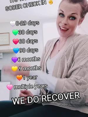 ITS THAT TIME AGAIN! SOBER CHECK IN! #WeDoRecover #recoveryashley #recoveroutloud #fyp #sobercheck #checkin 