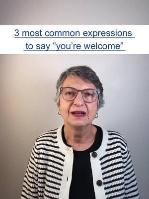 The 3 most common expressions to say "you're welcome" in French! 🙏 🇫🇷 #frenchlessonsonline #learnfrench #frenchteacher #learnfrenchwithme #speaklikeaparisian