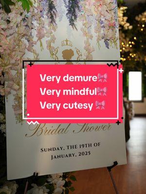 "Very demure, very mindful, very cutesy" 🎀  Obsessed with my venue Illianos Restaurant in Hammonton NJ, dress from @Lacemade_official, Hair & MU by Flawless Artistry by Yanelsi, and content creator @M&M Photo Booth Events #discoveringchristine #bridalshower #bridetobe #2025bride #obsessedwithit 