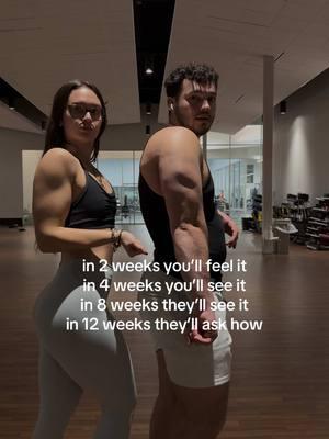 start NOW and stay CONSISTENT!! #fyp #foryou #trending #fypage #foryourpage #gym #GymTok #gymmotivation #GymLife #gymrat #gymgirl #girlswholift #consitency #consistencyiskey #gymcouple #fitnessmotivation #motivationalvideo 