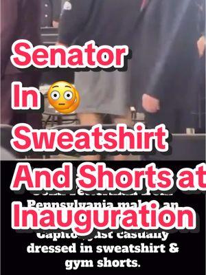 Is this ok? #JohnFetterman #Inauguration #trump #senate #shorts #trump #maga 